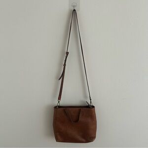Madewell Leather Crossbody Bag in Brown